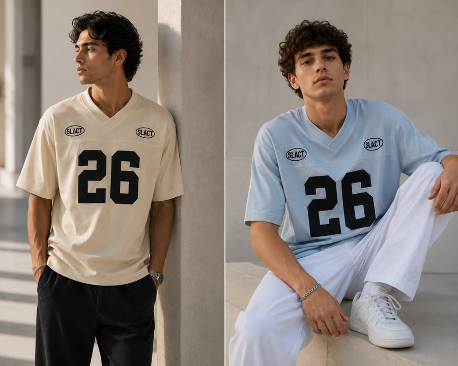 70% Cotton Oversized Knitted T-Shirt