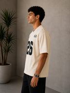 70% Cotton Oversized Knitted T-Shirt