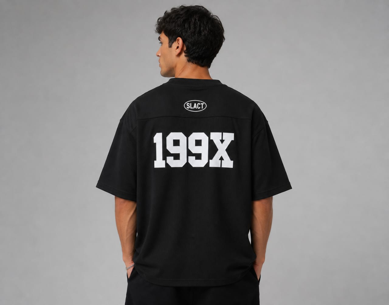 70% Cotton Oversized Knitted T-Shirt