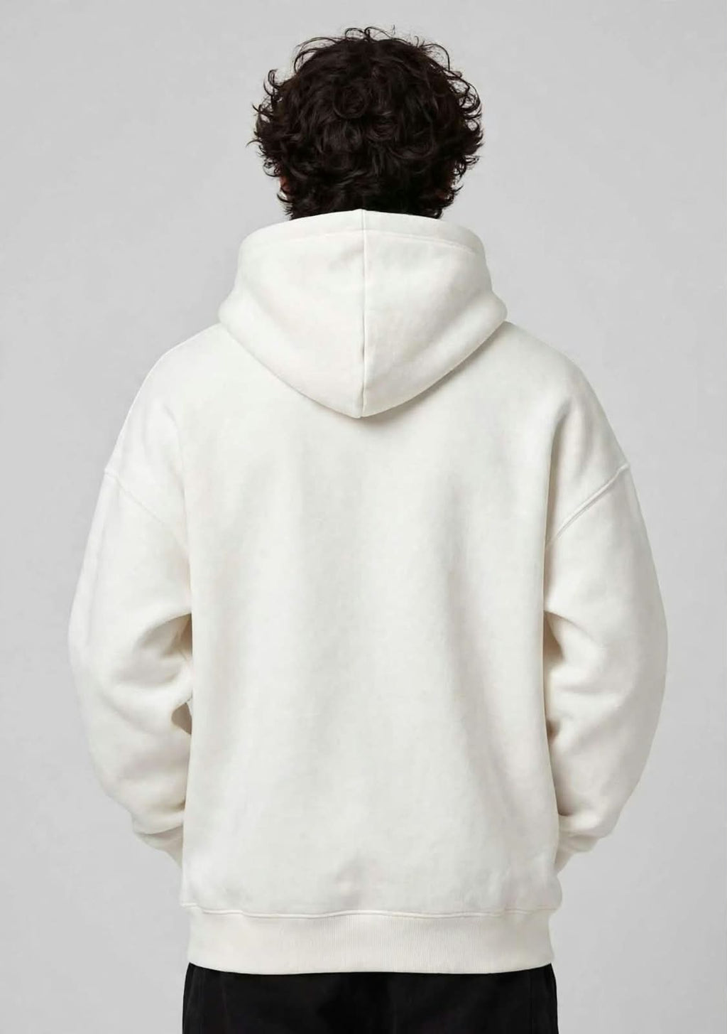 White Oversized Hoodie