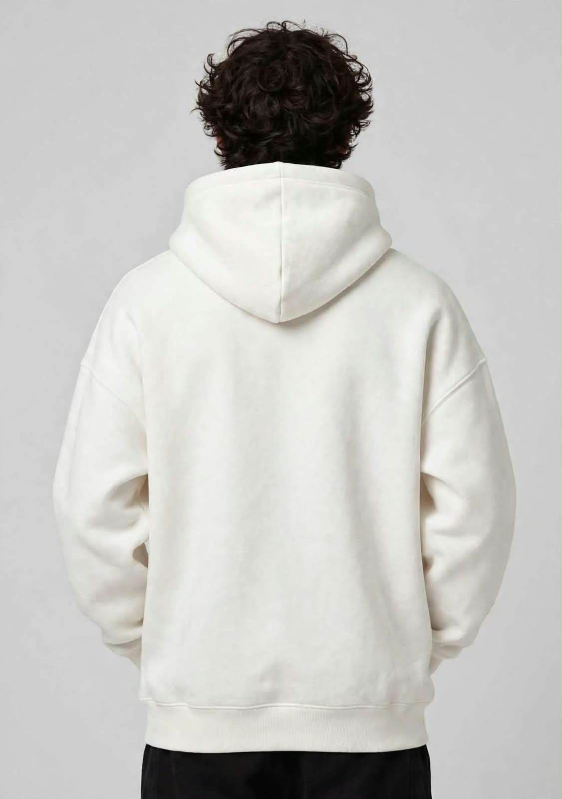 White Oversized Hoodie