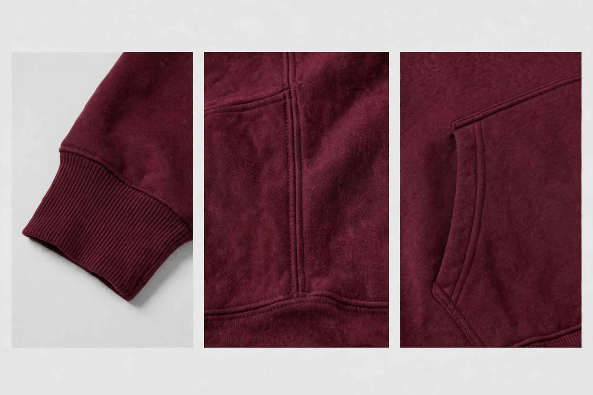 Burgundy Oversized Hoodie