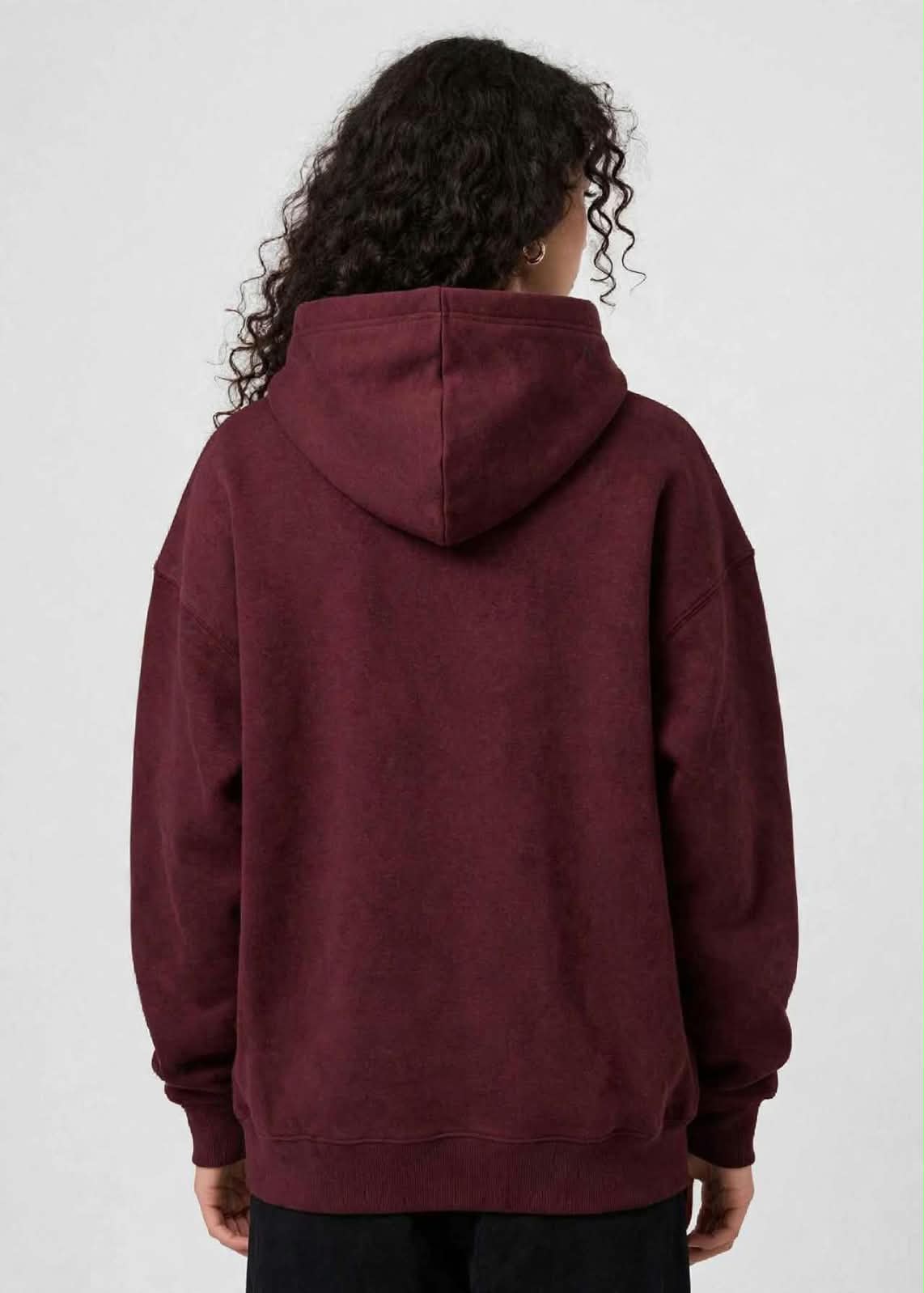 Burgundy Oversized Hoodie