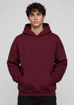 Burgundy Oversized Hoodie