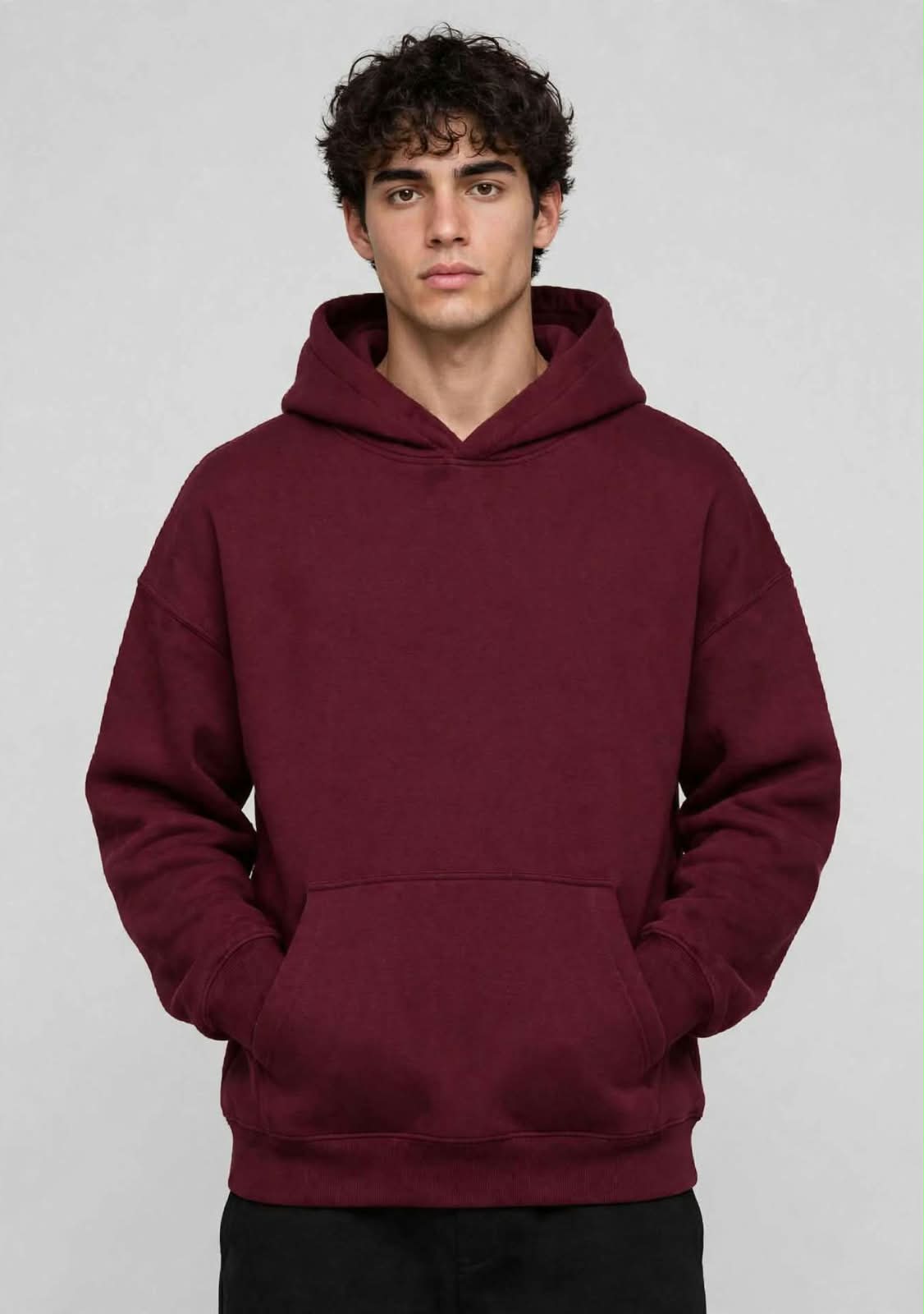 Burgundy Oversized Hoodie