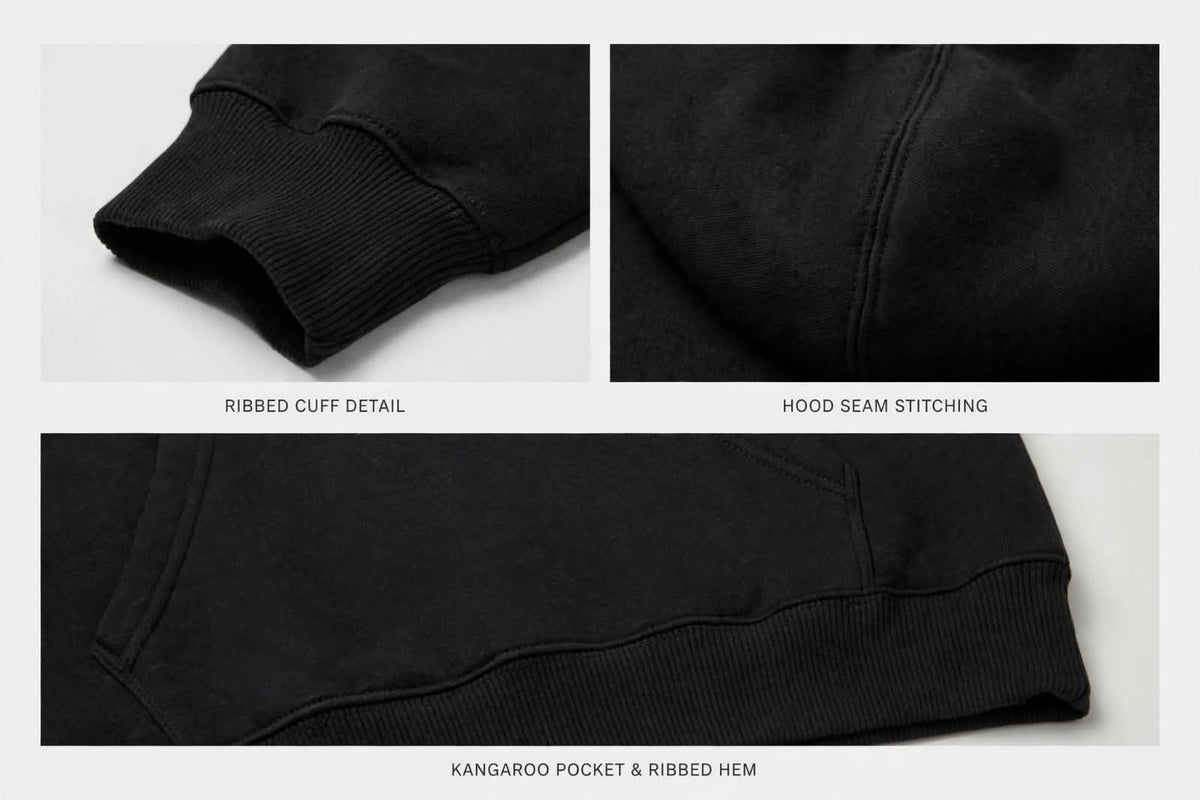 Black Oversized Hoodie