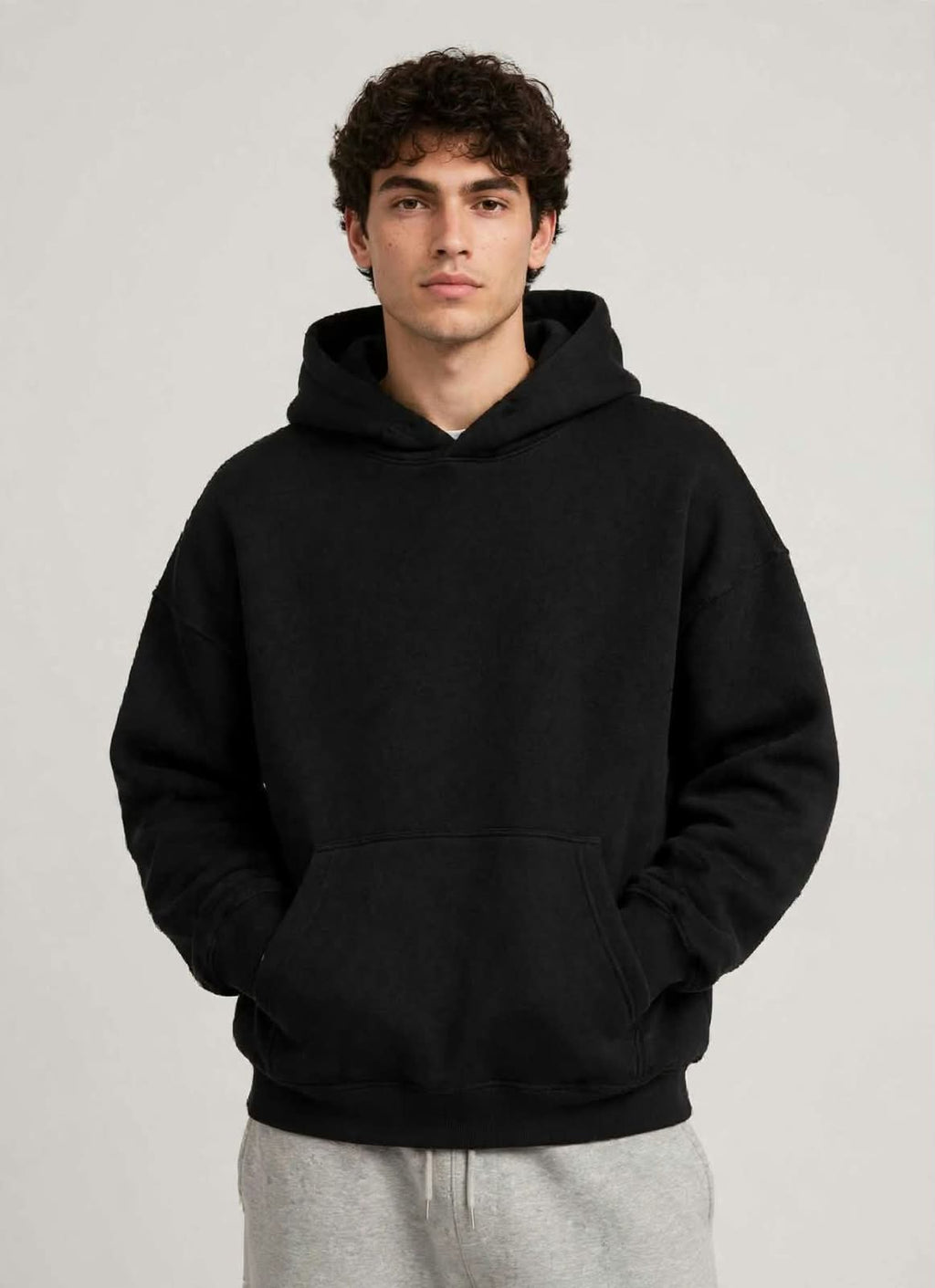 Black Oversized Hoodie