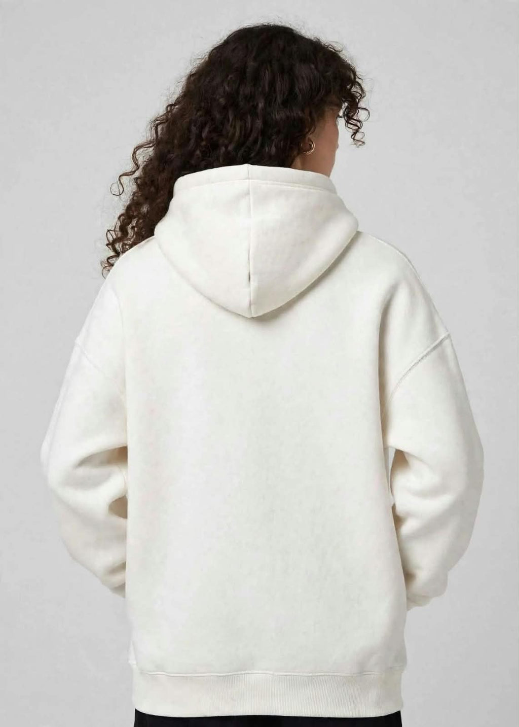 White Oversized Hoodie